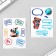 Gift set for graduation: notebook A6, 32l, stickers and magnetic bookmarks 2 pcs "Graduate"