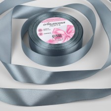 Satin tape, 25 mm × 23 ± 1 m, color gray No. 03