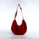 Youth bag with zipper, red color
