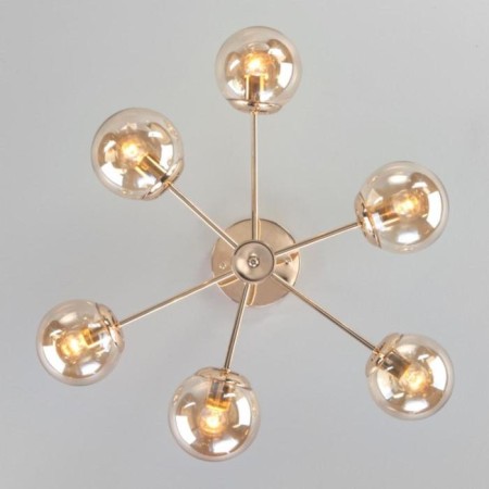 ASCOT chandelier, 6x60W E27, color gold-1
