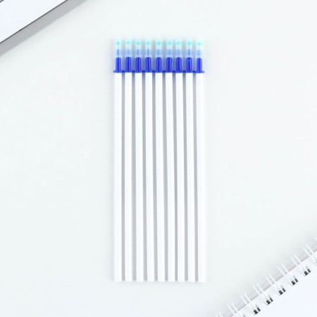 PREE PREED GELE GELENT WITH WITH AND END + 9pcs of Anime rods, Blue Paste, 0.5 mm-4