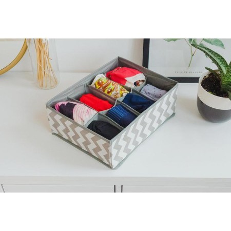Sigzag Sigzag, 8 cells, 32 × 24 × 12 cm, gray -gray-2