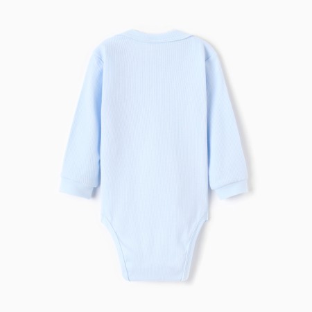 Body baby with long sleeve, blue color, height 68-4