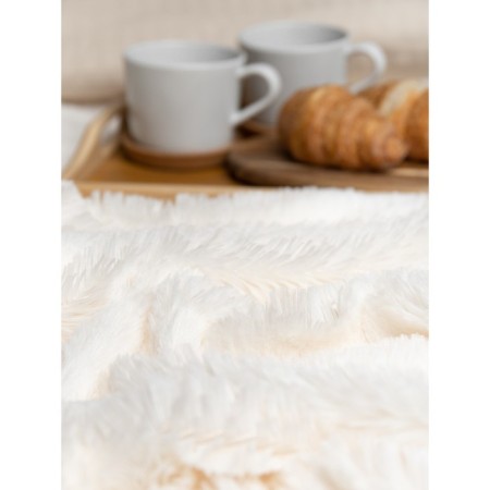 Buenas noches blanket, size 160x220 cm, champagne color-6