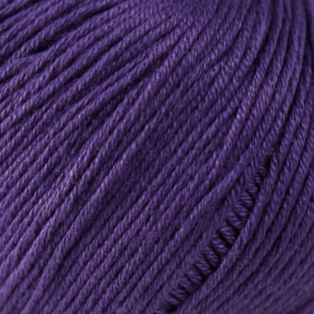 Yarn "Baby Cotton" 50% acrylic 50% cotton 165m/50g (455 purple)-2