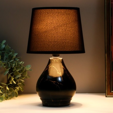 Hell's table lamp E14 40W Black 18x18x29 cm Risalux-1