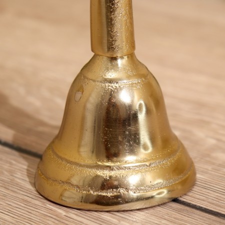 Bell "deer" aluminum 7.5x7.5x19 cm-5