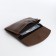 Women's wallet on a magnet, brown color