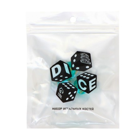 Astrological cubes for fortune -telling "Game time", 3 pcs, green marble-1