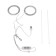 LED phytoslight, 4 watts, 5 c, in a pot, USB, multi -pointral, 2 circles