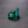 Souvenir "Frog", natural malachite