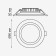 Lamp built -in Novotech. Joia, 6W, LED, 50x90x90 mm, white color