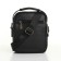Male bag, guran tomp, artificial leather, black color