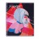 A notebook of 96 sheets in a cage on the crest "Beautiful Girls", cover Combined Cardboard, Mix