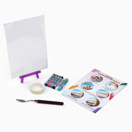 Drawing pastel with an easel "Night Sky", a set for creativity-5