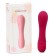 Vibrator clitoral Lilo, ABS Plastic, Soft silicone, burgundy