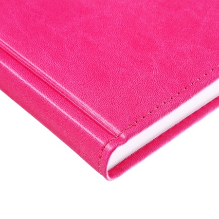 Deliciper of Leduced A5, 160 Vivevella sheets, artificial leather cover, dark pink-7