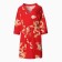 Female set (robe/shirt), red color, size 44