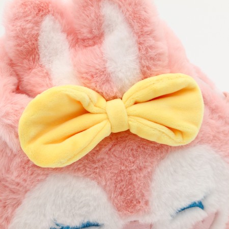 Children's "Bunny" bag with a bow, 18 cm, pink color-3