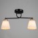 Adele chandelier 2x40W E27 Black/gold 45x12x25cm