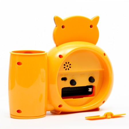 Clock - organizer with an alarm clock "Cat", discrete move, D -8 cm, 15.8 x 13.5 cm, aa-3