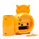 Clock - organizer with an alarm clock "Cat", discrete move, D -8 cm, 15.8 x 13.5 cm, aa