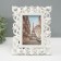 Photo frame plastic 10x15 cm "Patterns from leaves" white 23.7x19.3 cm