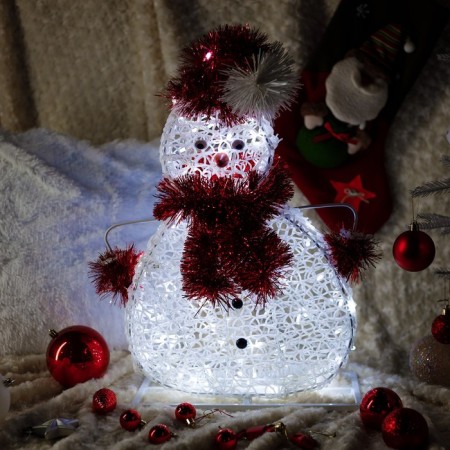 LED figure "Snowman in a hat", 40 × 50 × 17 cm, 10 W, 220 B