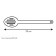 Spoon with Tescoma Space Line holes