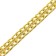 Collar - two -rowing metal nozzle, 45 cm, wire thickness 2 mm, golden