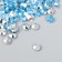 Decor for creativity in the bottle "Rhinestones. Light-blue" set 250 pcs d = 0.6 cm 4x3x3 cm