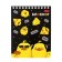 Notepad A6, 40 sheets in a cage on the crest "Duck Stories", cover Combined Cardboard, UV-Lilac