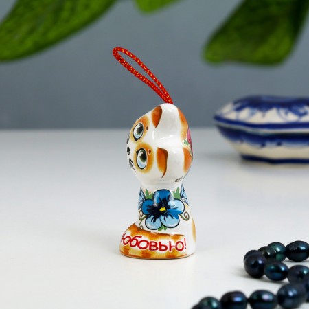 Souvenir bell "kitten. Love", 6 cm, mix-6