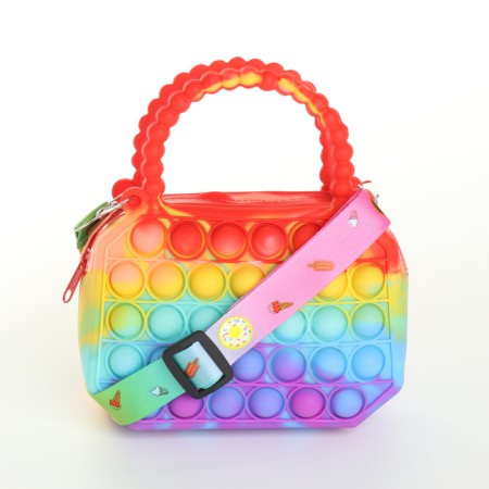 Bag's bag with lightning, red color-1
