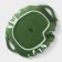 Serving dish with handles of the share "leaf", 29 × 3.3 cm, green color