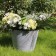 Kashpo for flowers and plants, 30l light gray 41x41x33cm