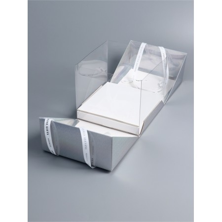 Box under the bento-port with ribbons, 25 x 25 x 20 cm-2