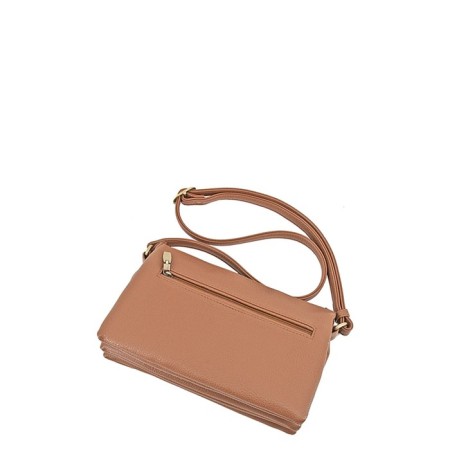 B2721 Bag Cross-Bodi, lightning department, light brown color 17x26x6cm-2