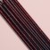 Set of candles in the cake, 6 pieces "Shine", red-black, 17 cm