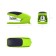 Staplair Erichkrause Ergoline Mini No. 10, up to 15 sheets, built-in anti-stepler, rubber anti-slip insert, bright salad
