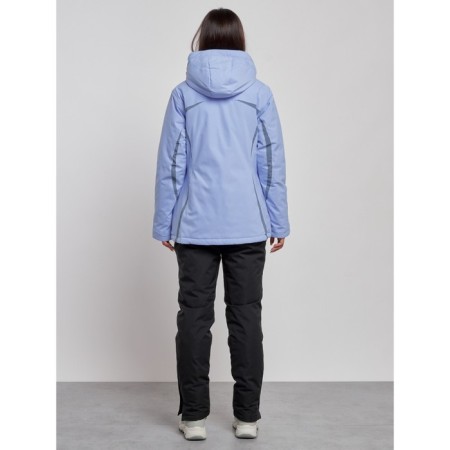 Ski costume female winter, size 44, purple color-6