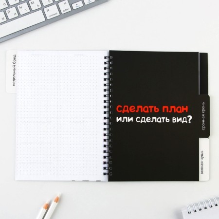 Planing with dividers "Expressor", soft cover, A5 format, 50 sheets-5