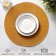 Set of serving napkins on the table "loft", 4 pcs, d = 38 cm, sand color