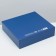 Happy New Year folding box, embossing, blue, 20 x 18 x 5 cm, new year
