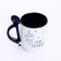 New Year's mug with a spoon "Miracle", 350 ml