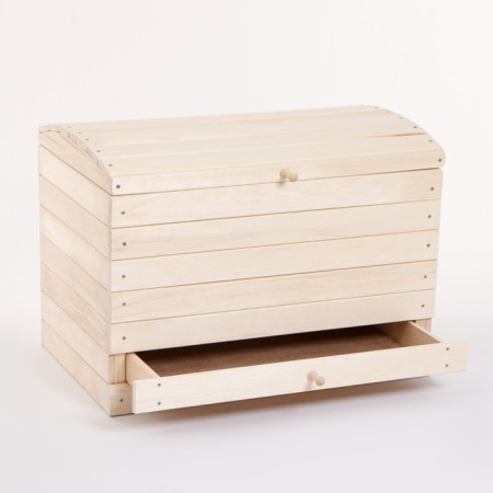 Globus wooden chest, 80 × 50 × 57cm, "Dobroparov"