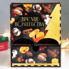 New Year's tea house with a box 