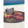 Pareo and beach rug "Bouquet of tulips", d = 150 cm