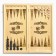 Wooden backgammon large, board game "Tiger"