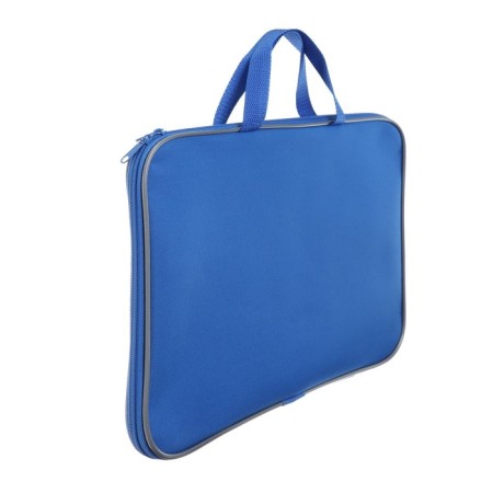 Folder with handles Textile A4, 360 x 270 x 20 mm, inner pocket Calligrata, "Office" 1Sh421, blue-2